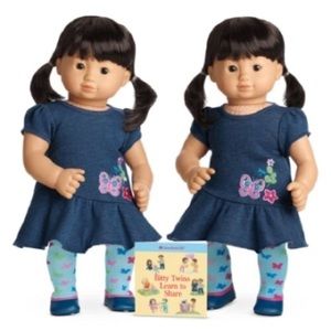 American Girl Bitty Twins “Asian” girls